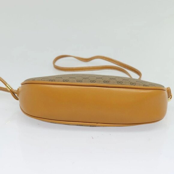 GUCCI Micro GG Supreme Shoulder Bag PVC Brown Gold - Picture 5 of 16